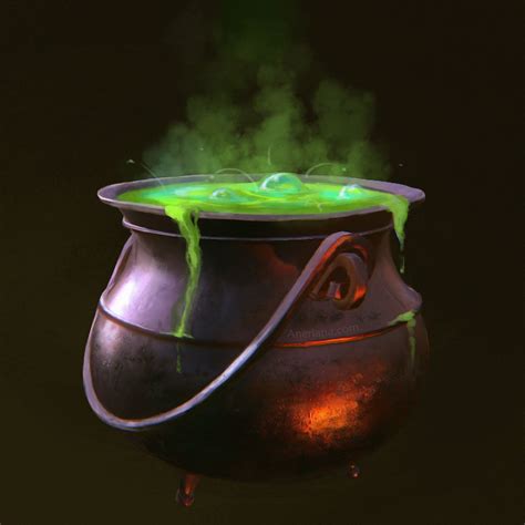 Pympkin witch cauldron
